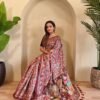 Soft Cotton Chanderi Saree by dvanza DS002-2