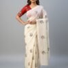 Kota Doriya Saree with Swan Embroidery and Scalloped Border DS003