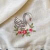 Kota Doriya Saree with Swan Embroidery and Scalloped Border DS003-6