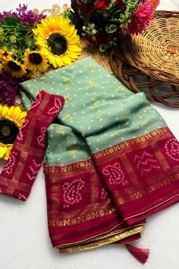 Heavy Marshmallow Blooming Saree DS010-4
