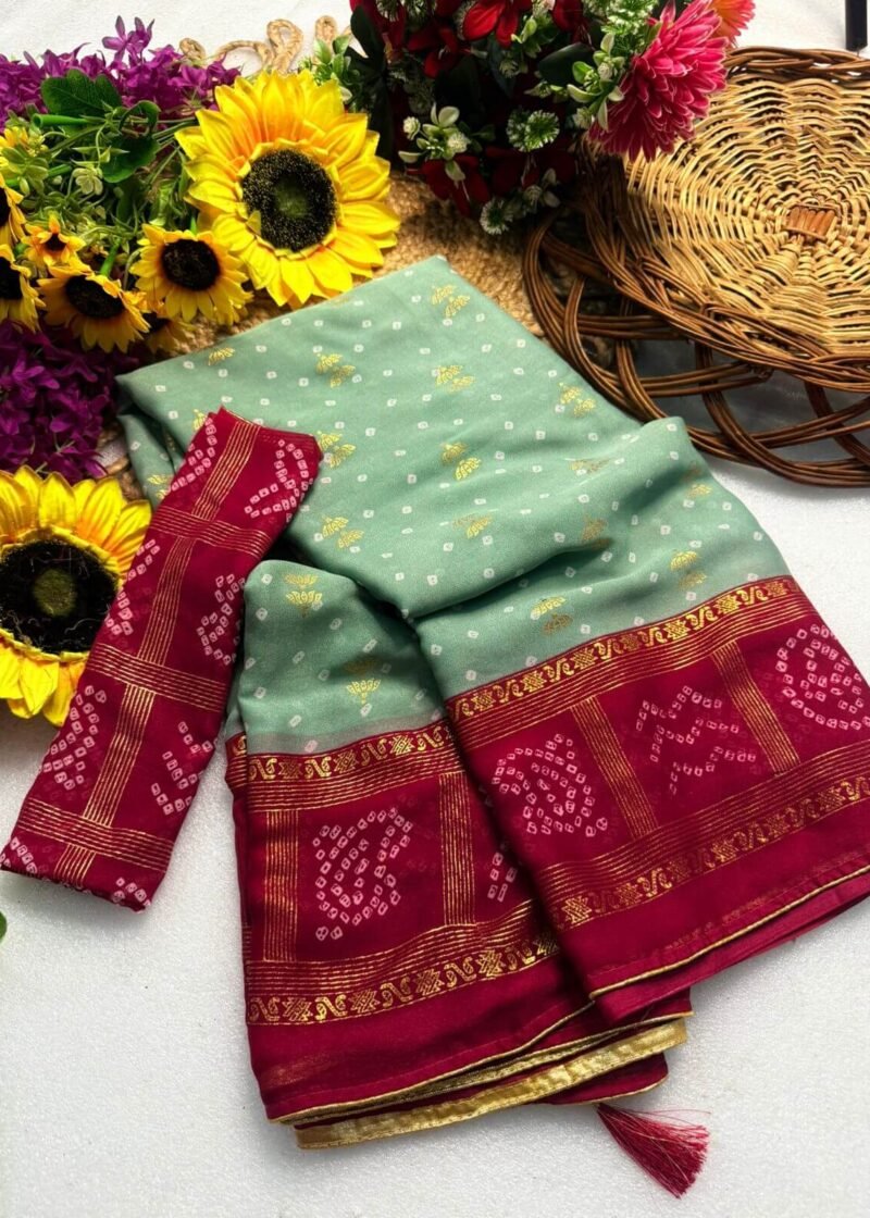 Heavy Marshmallow Blooming Saree DS010-4
