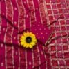 Premium Pink Dola Silk Saree with Lagdi Patta & Zari Work DS009-2