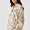 Botanical Floral Linen Blend Shirt DS020-3