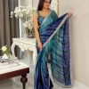 Attractive Rangoli silk Embroidered Sequence Saree DV404