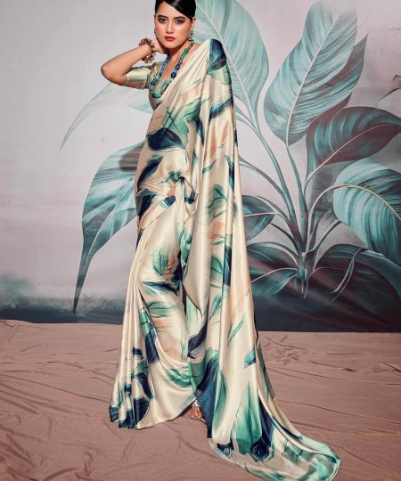 Beautiful Digital Printed Crepe Saree dvz0003834