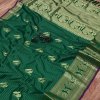 Beautiful Jacquard silk saree in vibrant Green color dvz0001780