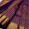 Beautiful Purple Silk Woven saree DV427-3