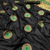 Women Favourite Black Colour Silk woven saree