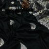 Black lichi silk saree with weaving zari with jalar dvz0001665