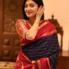 Blue Banarasi Soft Silk Party wear Saree DV423-8
