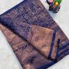Blue Royal Kuberpattu Softy Silk Saree DV439-2