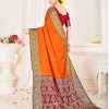 Branded Soft silk weaving saree (Mustard) dvz0001306