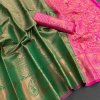 Green Soft Silk Traditional woven Saree dvz0003536