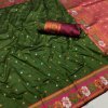 Green Trendy Silk Woven Saree DV435