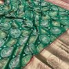 Green kanjeevaram silk sarees online shopping dvz0002107