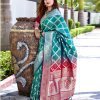 Heavy Silk Weaving jacquard saree in blue dvz0001896