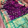 Kanchipuram Silk saree in Purple dvz0002276