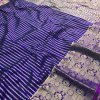 Kanjivaram silk Purple color saree online india dvz0001858