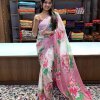 Latest Floral Saree Design dvz0003716