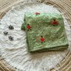 Light Green Pure Organza Silk Designer Embroidered Saree DV411