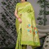 Light Green color traditional branded saree dvz0003521