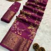 Magenta Party wear Dola Silk Saree DVZ0003988