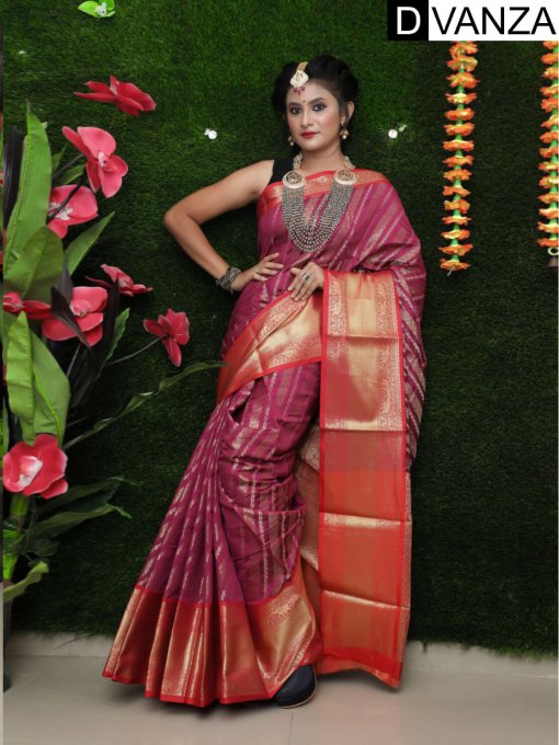 Maroon traditional kanchipuram sarees with price dvz0003510