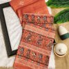 Orange Unique Tussar Silk Saree DV442-2