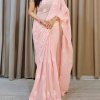 Pink Designer Crush Pattern sequins Georgette Saree dvz0003995