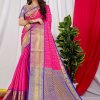 Pink Kanchipuram Pure Silk Saree dvz0003513