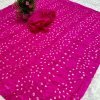 Pink Soft silk Bandhani saree DV421-2