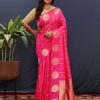 Pink silk Woven Traditional Saree dvz0003963
