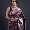 Premium Purple Banarasi Silk Saree DV433-3