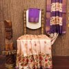 Premium Purple Look Tussar Silk Saree DV440-1