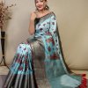 Pure kanchipuram saree with 3D kalamkari prints - dvz0003285