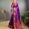 Purple Rangeen Patola Silk saree DVZ0003961