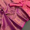 Purple Soft Silk Traditional woven Saree dvz0003536