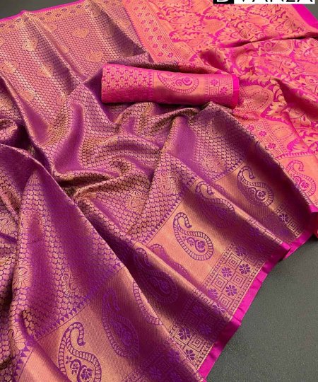 Purple Soft Silk Traditional woven Saree dvz0003536