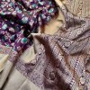 Purple Soft Weaving Banarasi Silk Saree dvz0001863