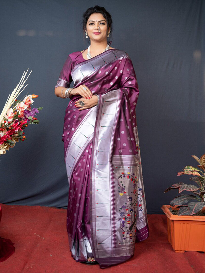 women's Traditional Soft Paithani Saree dvz0002836 