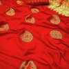 Red South Silk Saree for marriage Function attand