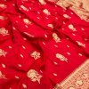 Red soft silk valentine day Special saree dvz0001768