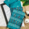Sea Green Unique Tussar Silk Saree DV442-2
