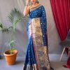 Sky Blue Soft Kanchipuram Silk Saree dvz0003370