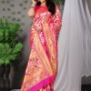 Soft silk Paithani Saree in pink dvz0003096-2