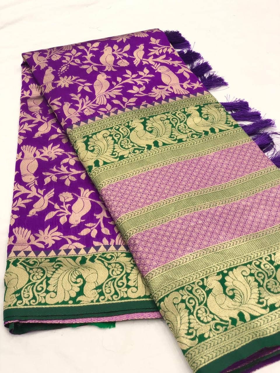 Stunning Kanchipuram Silk Traditional Saree in Purple dvz0001752 Stunning Kanchipuram Silk Traditional Saree in Purple dvz0001752