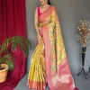 Stylish Green Designer tissue silk saree dvz0003635