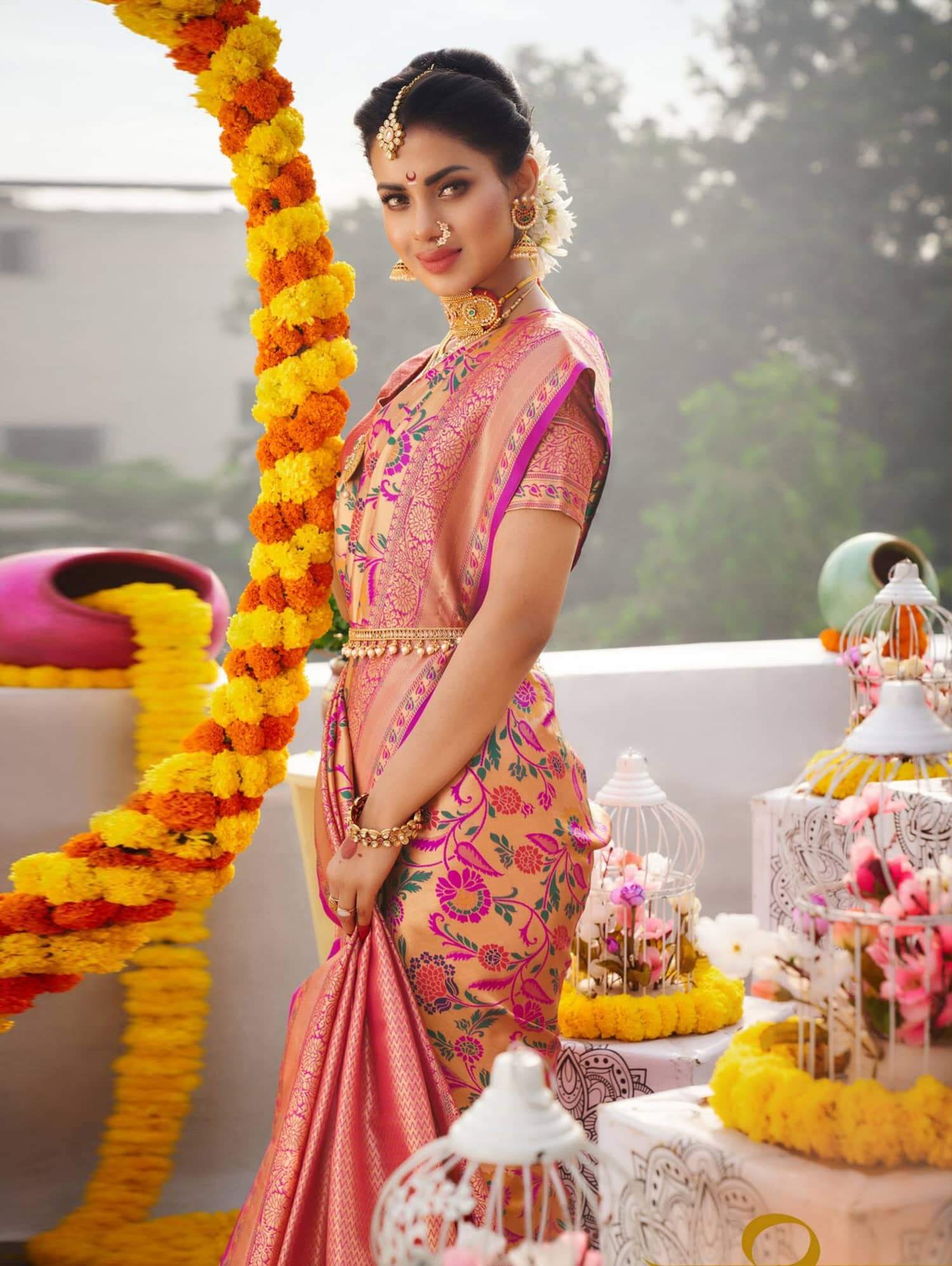 Stylish Kanchipuram Silk Bridal Saree dvz0002472-2