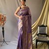 Trending Purple Kanjeevaram Silk Saree dvz0003362