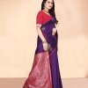 Trending Purple Soft silk woven saree dvz0002283-3
